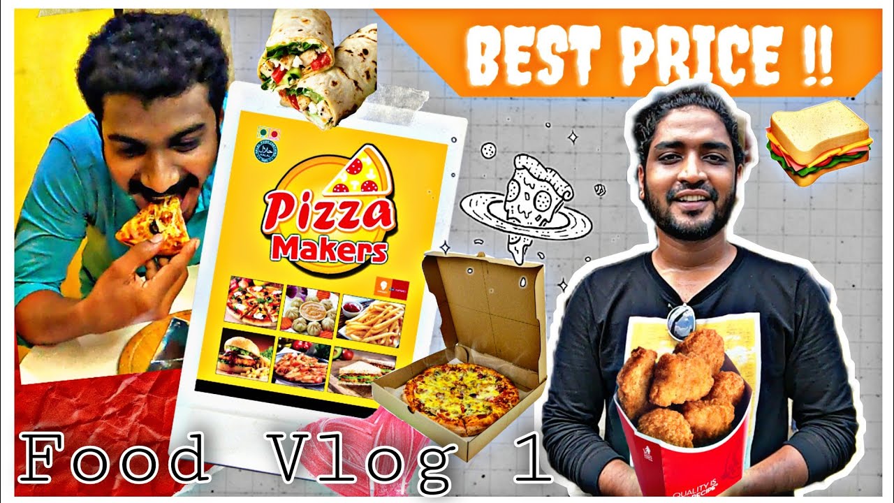 My first food vlog 🥪| Pizza makers 🍕 | சுவை, தரம், விலை 👌 |Chennai| PK|தமிழில்| Part 1 🌮