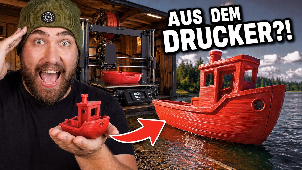 Boot aus dem 3D-Drucker? 😳 Hält es? ⛵️