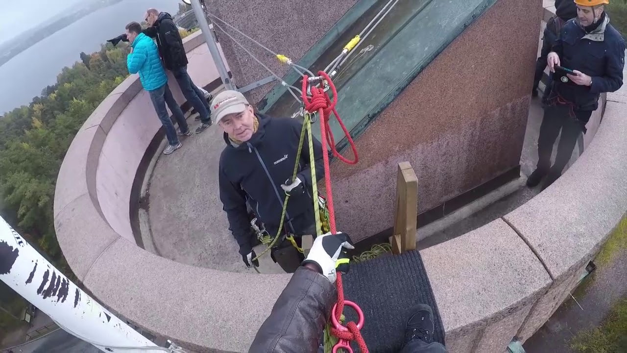 Pyynikin tornista laskeutuminen