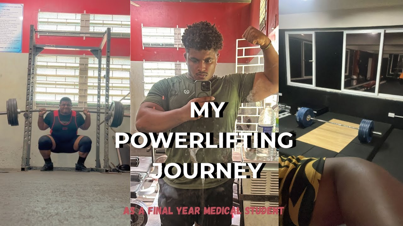 My powerlifting journey so far | UWI MONA MED STUDENT VLOG