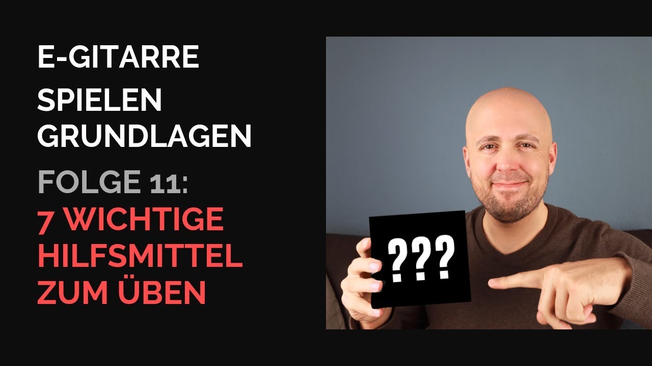 E-Gitarre zu Hause üben Equipment - 7 Hilfsmittel, die jeder Gitarrist haben sollte