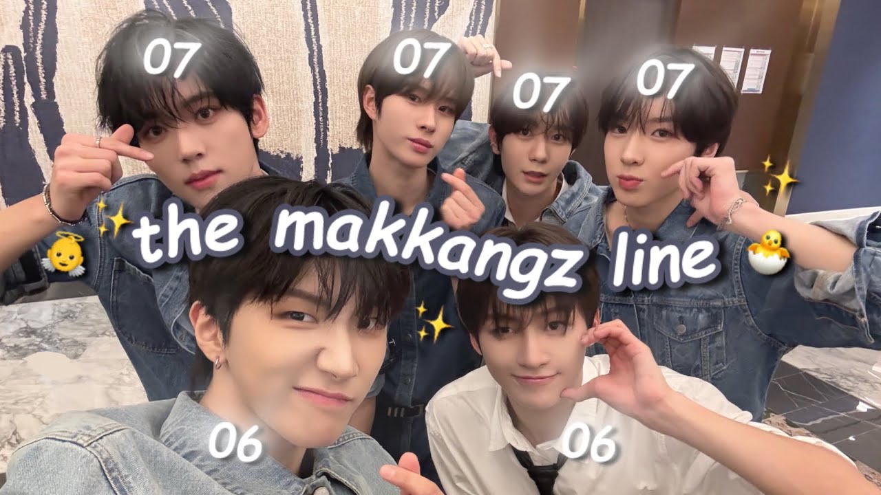 the makkangz line (boynextdoor, zb1, nct wish, & tws)