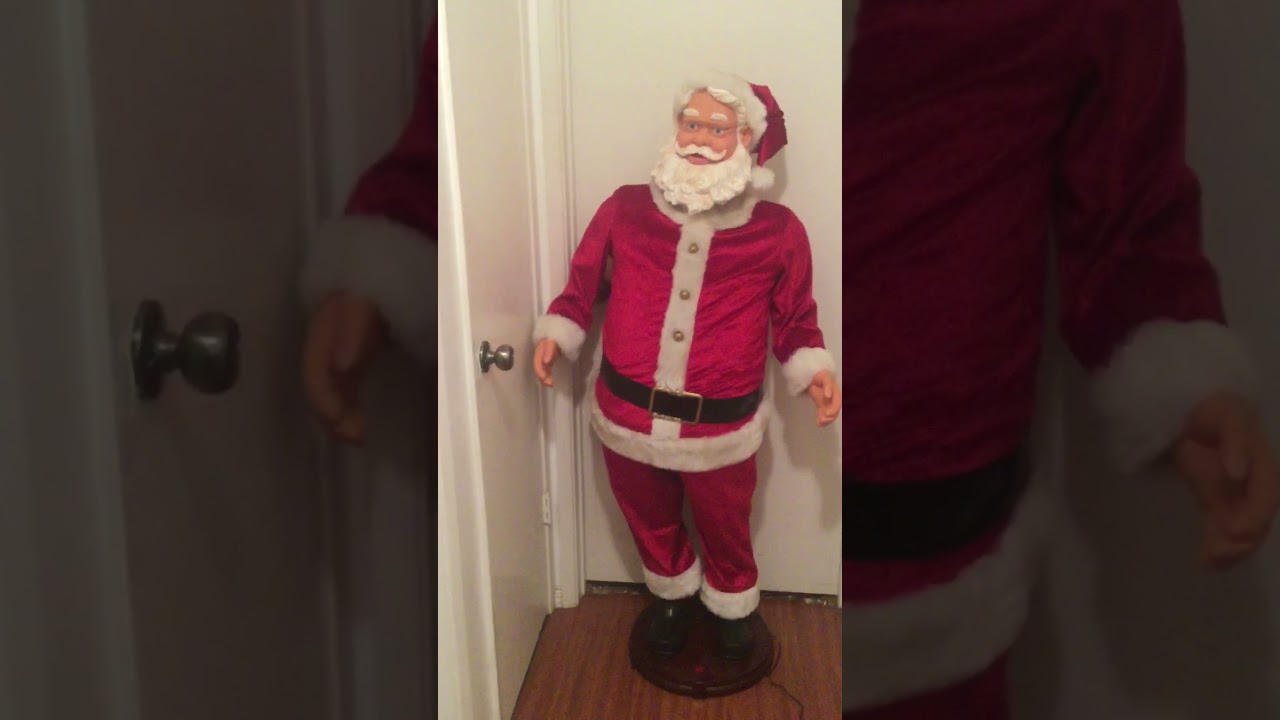 Gemmy life size santa (demo)