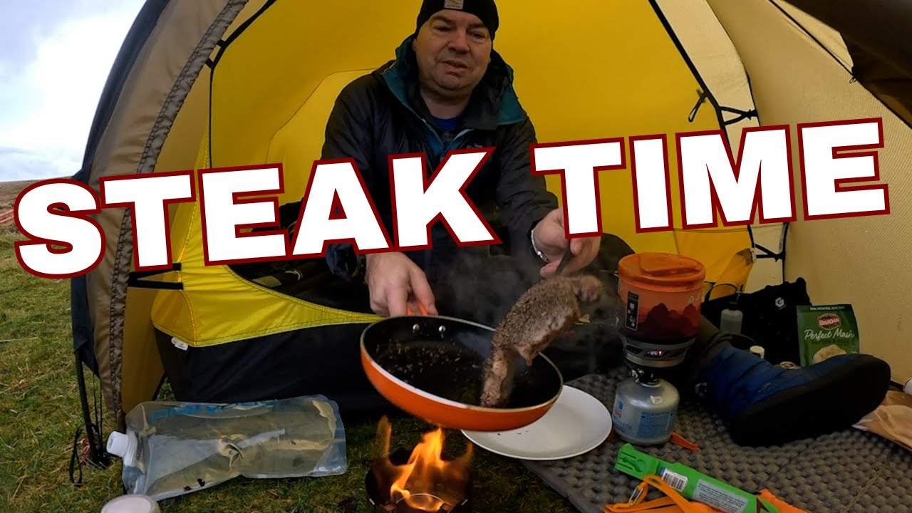 How to Cook a steak in Hilleberg Nammatj 2 with Jetboil and X Boil | Part 2