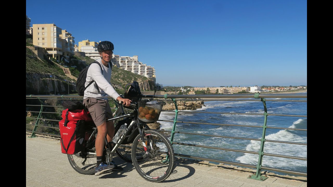 VLOG | Bicycle touring, Valencia to Gandia. Beautiful nature and lots of fruits.