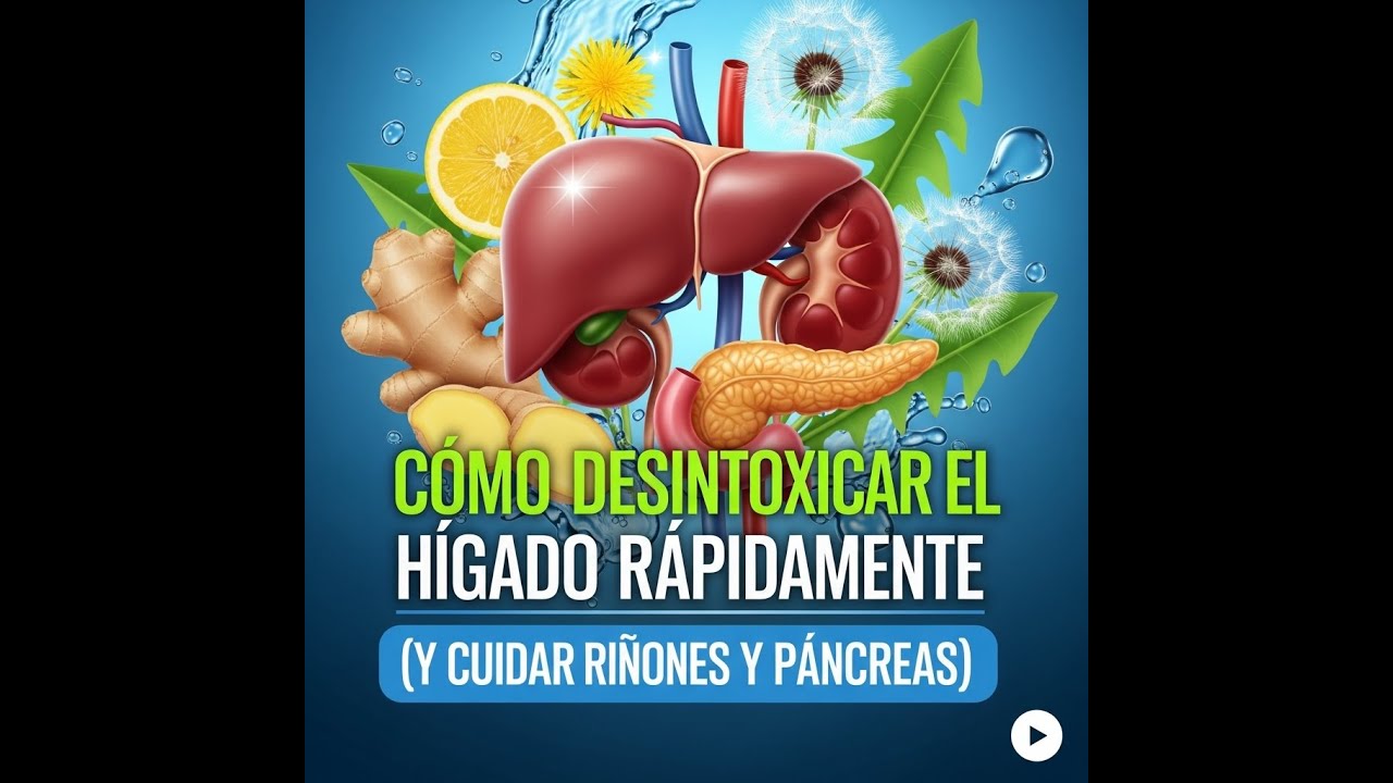 &ldquo;C&oacute;mo Desintoxicar el H&iacute;gado R&aacute;pidamente (y Cuidar Ri&ntilde;ones y P&aacute;ncreas)&rdquo;