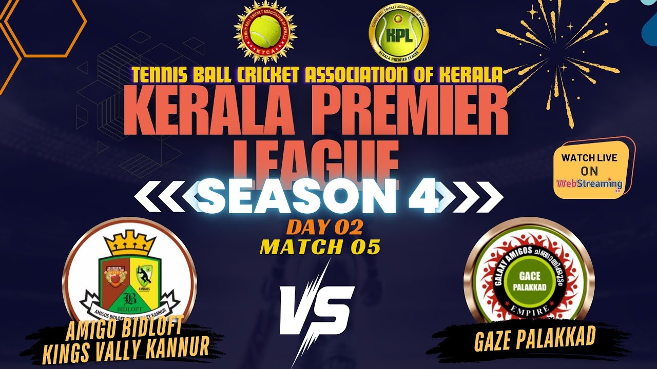 AMIGO BIDLOFT KINGS VS GACE PALAKKAD || DAY 02 MATCH 05 || KERALA PREMIER LEAGUE SEASON 4 - 2024