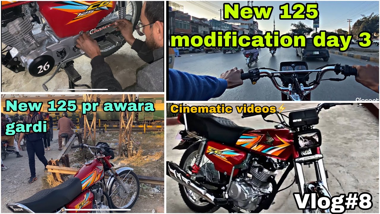 Aj new bike pr bohat durr gay ❤️