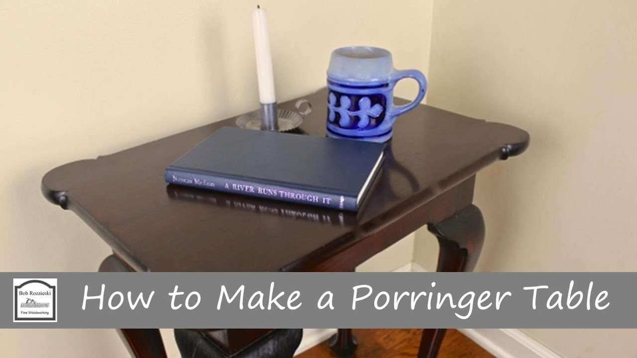 How to Make a Cabriole Leg with Hand Tools - Build a Side Table with Hand Tools