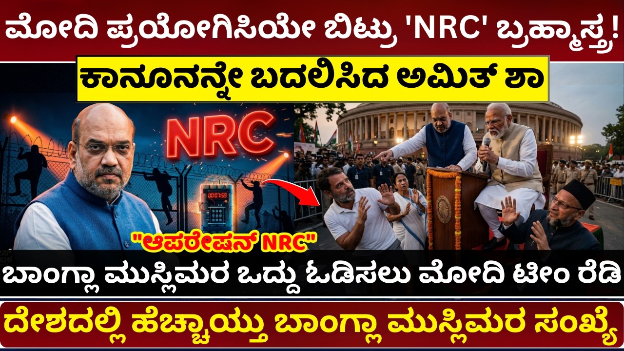 ಏನಿದು ಎನ್‌ಆರ್‌ಸಿ? What is NRC | Amit Shahʼs Massive Plan Against Illegal Immigration in India #nrc