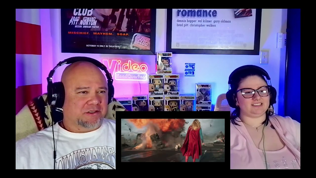 Supergirl Trailer Reaction... Dad and Daughter #supergirl 
