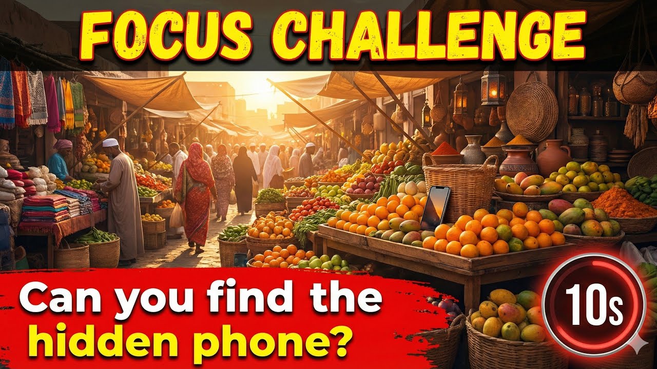 Focus Challenge: Can You Find the Hidden Phone? 📱