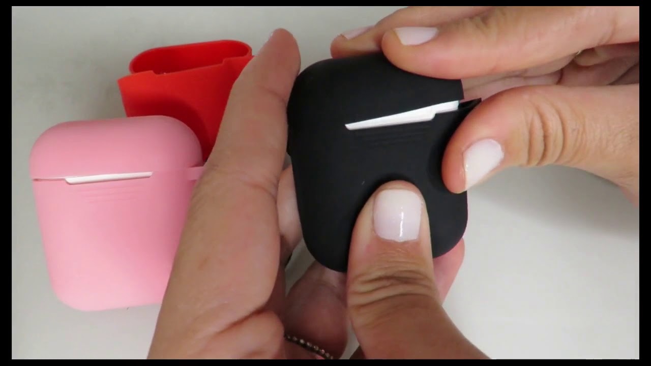 Capinha de Prote&ccedil;&atilde;o para AirPods 1/2 Simples Coloridas