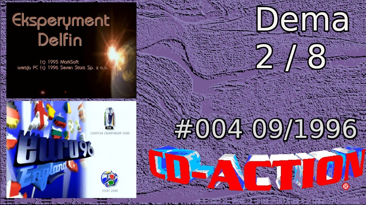 CD-ACTION Coverdisc #004 09/1996 (Dema 2/8: Eksperyment Delfin, Euro '96)