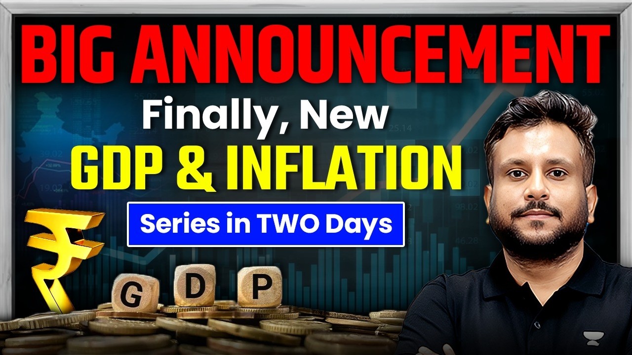 RBI Governor: New GDP, Inflation series in 2 days, much awaited change.