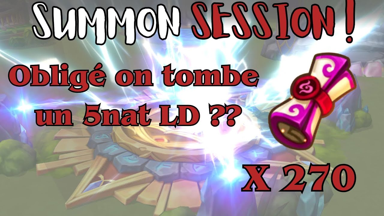 Ma plus grosse summon session ever !! Summon Session !