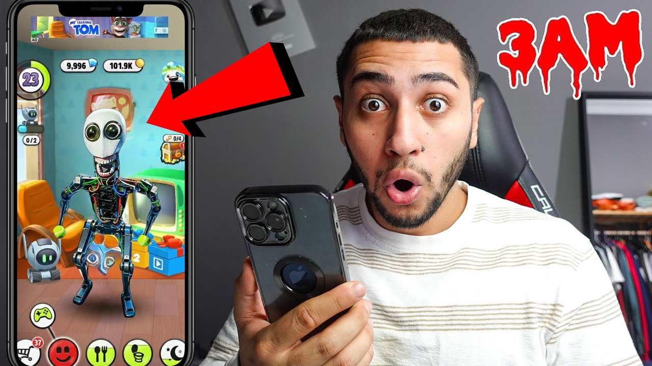 E.L.B.E.R.R ROBOT MY TALKİNG TOM OYUNUNA GİRDİ! (Talking Tom Öldü Mü ?)