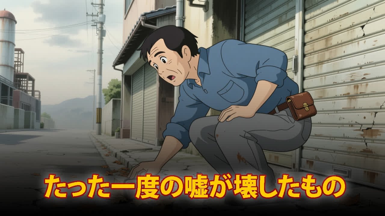嘘をつかなかった男が人生で初めて嘘をついた時、訪れた想像以上の代償