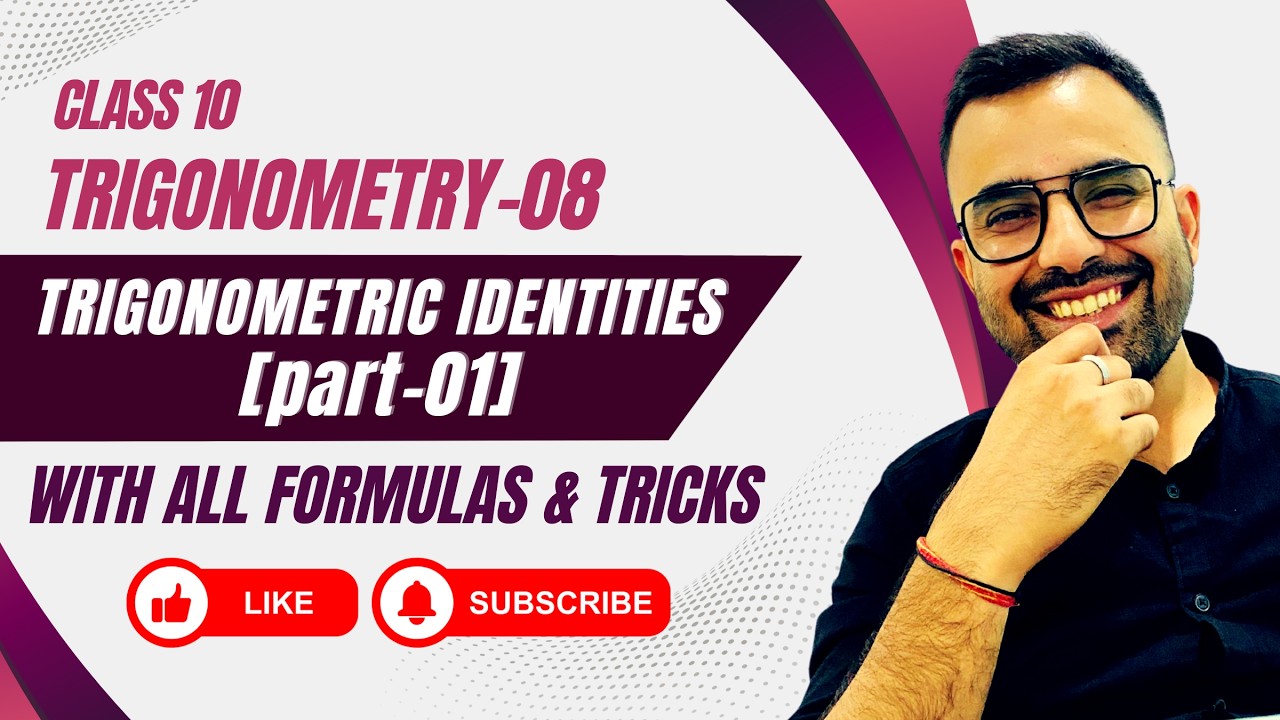Class 10 CBSE Maths | Chapter 08 | Problem Based on Trigonometric Identities | PYQs | 2025-26