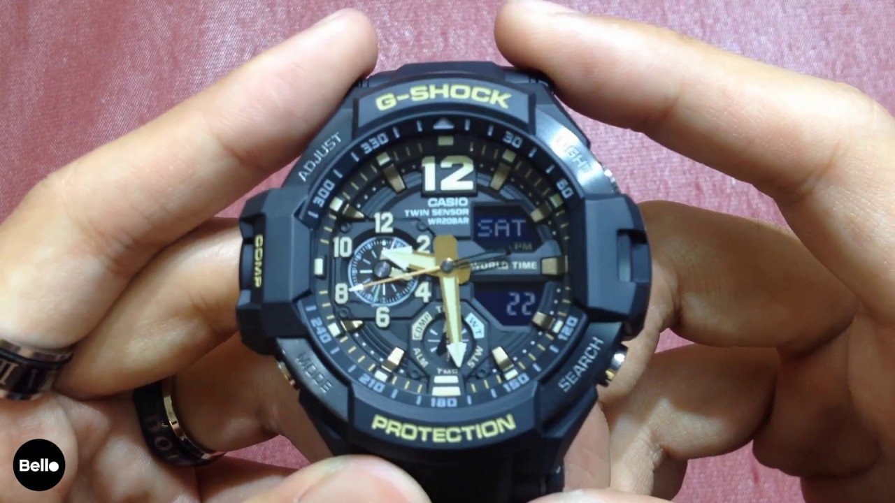 [HDSD] H-Set Đồng Hồ Casio G-Shock GA-1100GB-1A