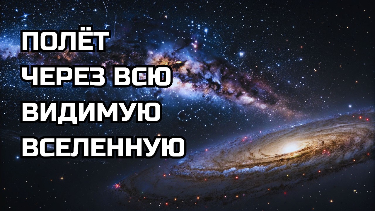 Полёт через каждую галактику нашей наблюдаемой Вселенной