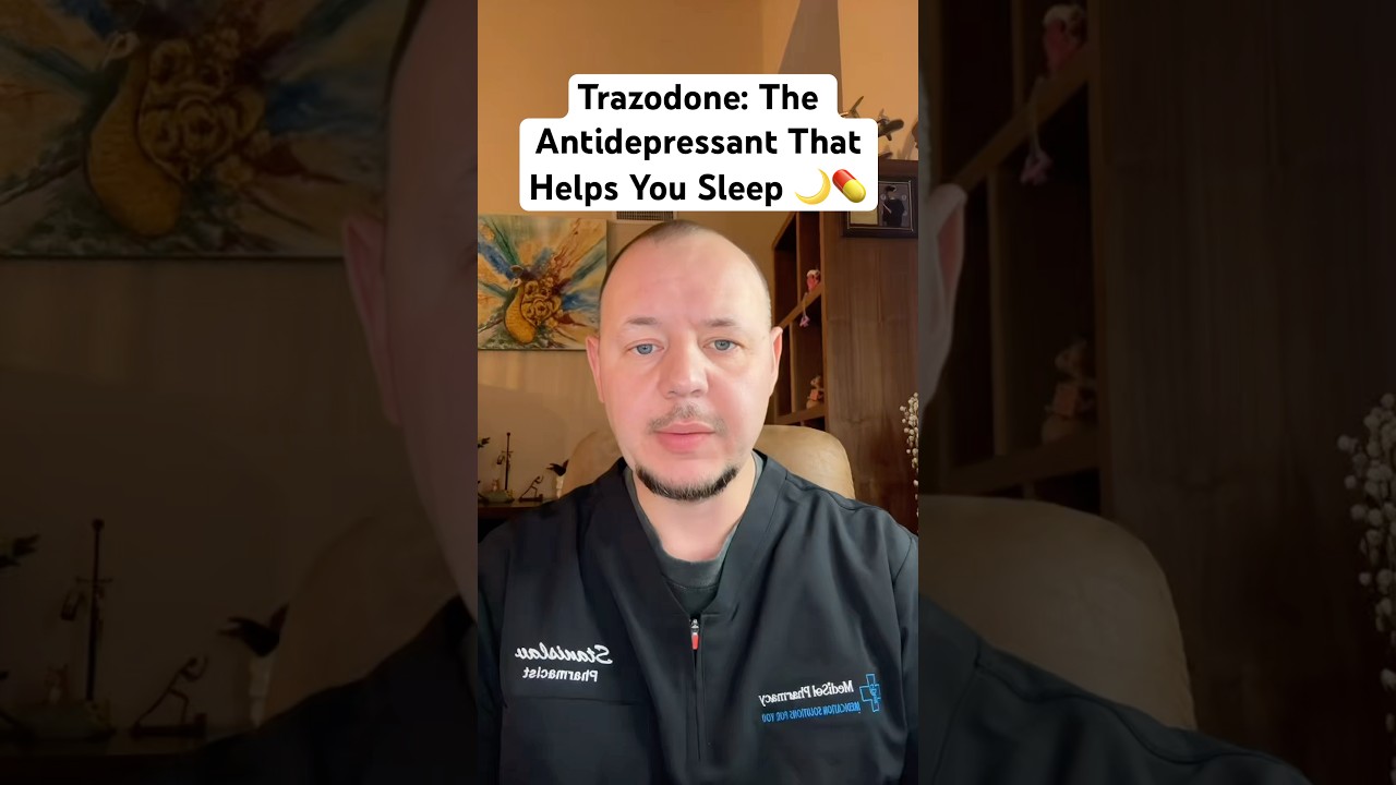 Trazodon: lek przeciwdepresyjny, kt&oacute;ry pomaga zasnąć 🌙💊 #trazodone #medisolpharmacy #arizona