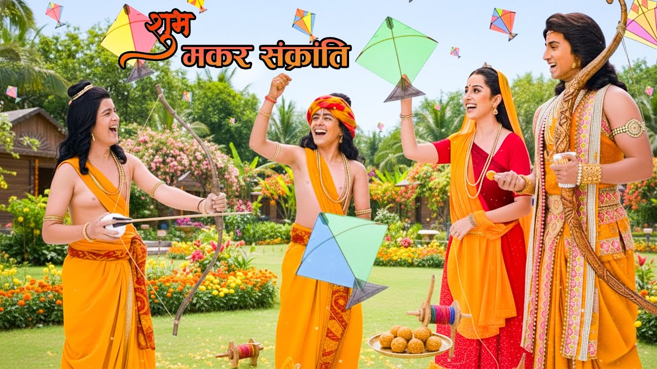 महाएपिसोड_ मकर संक्रांति महाएपिसोड: श्रीराम–सीता और लव–कुश की पतंगबाज़ी || #makarsankranti 2026
