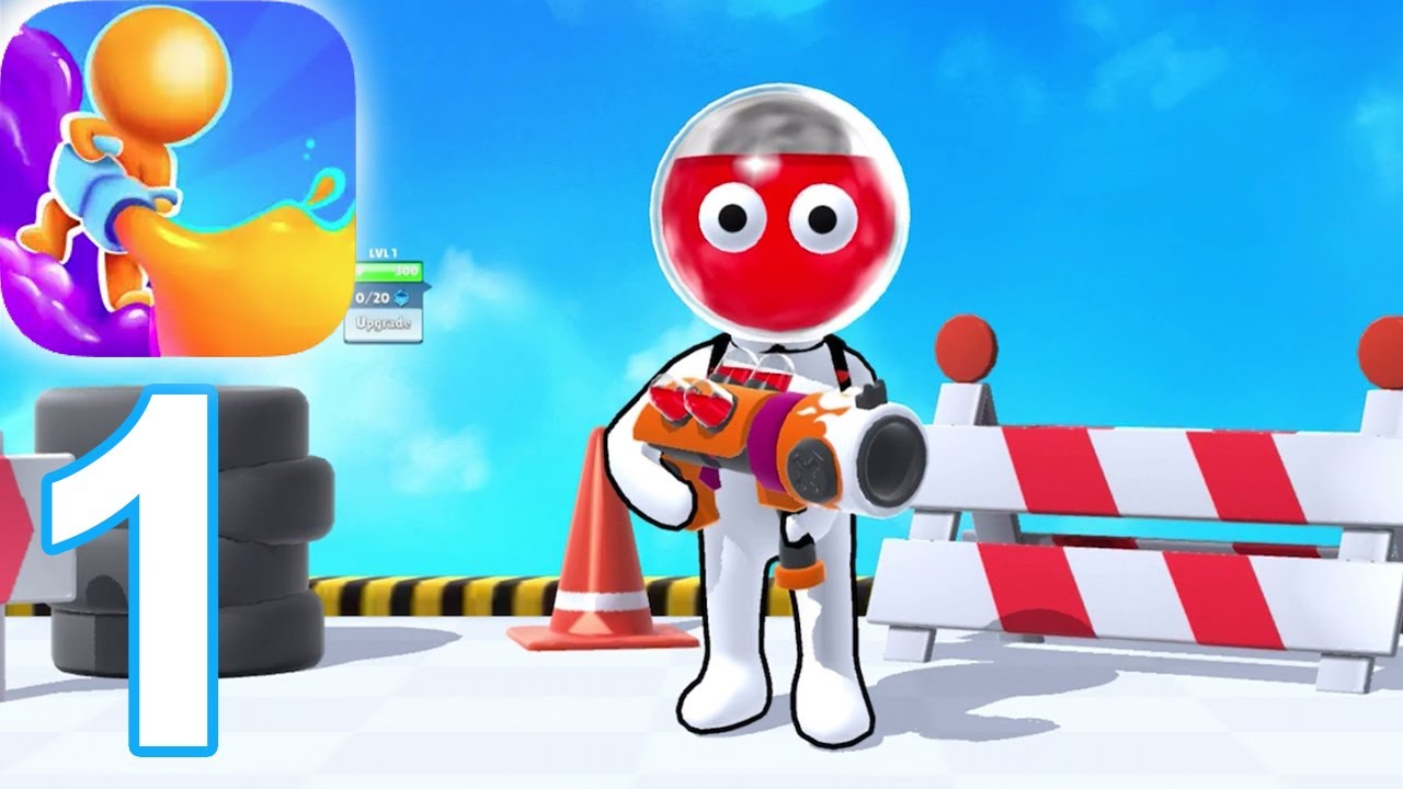 Dye Hard - Color War Gameplay Walkthrough Part 1 (iOS Android)