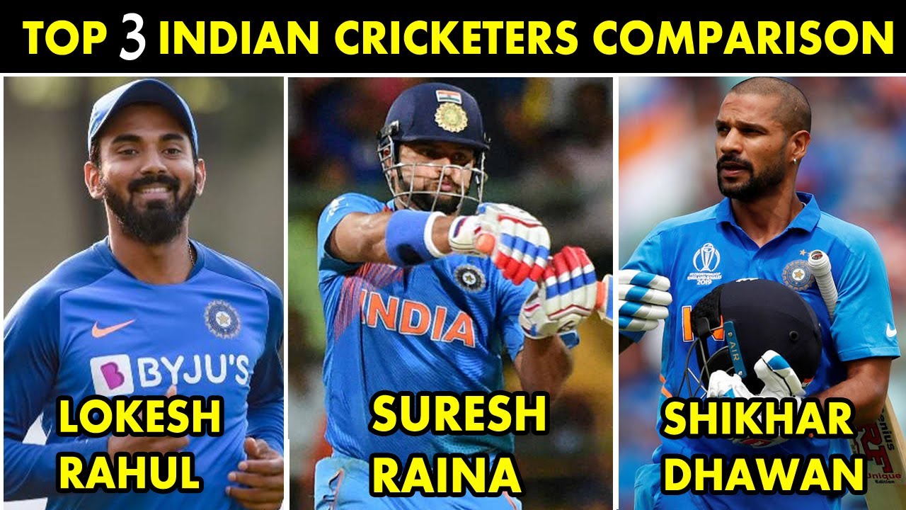 KL Rahul vs Suresh Raina vs Shikhar Dhawan || Batting Stats in Test, ODI, T20, IPL Matches