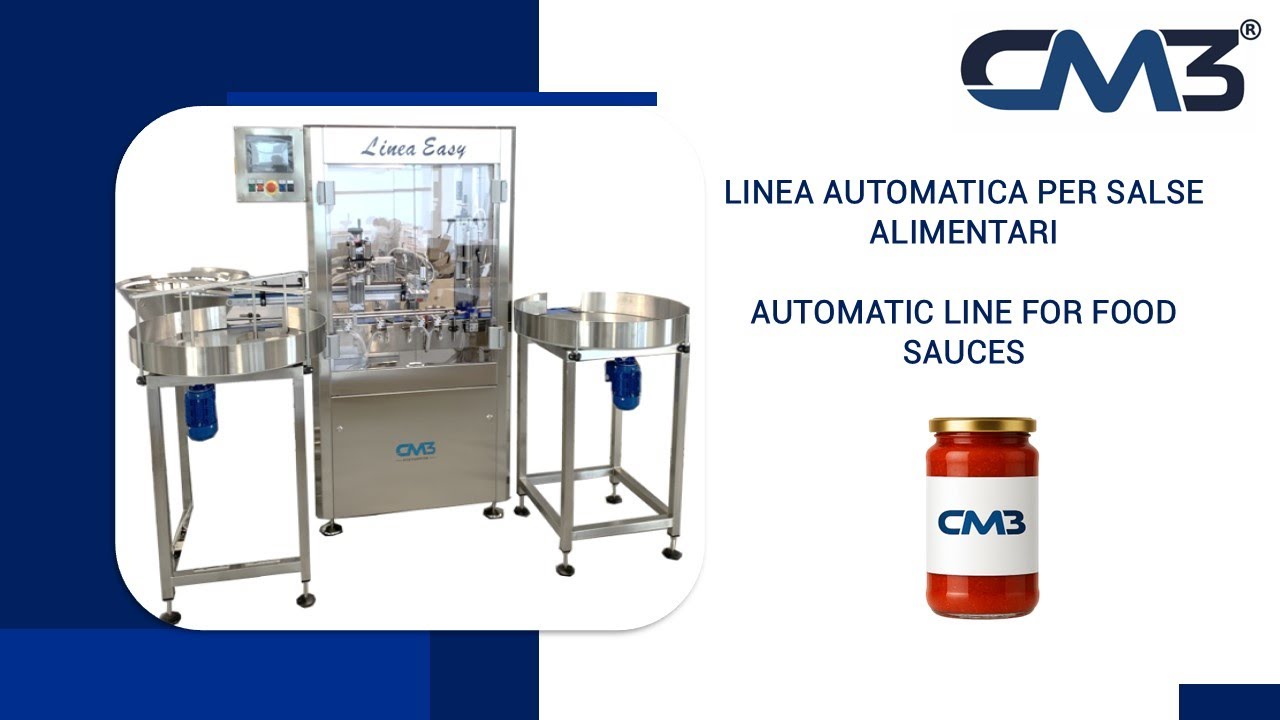 Linea Easy dosatura e tappatura per prodotti densi alimentari