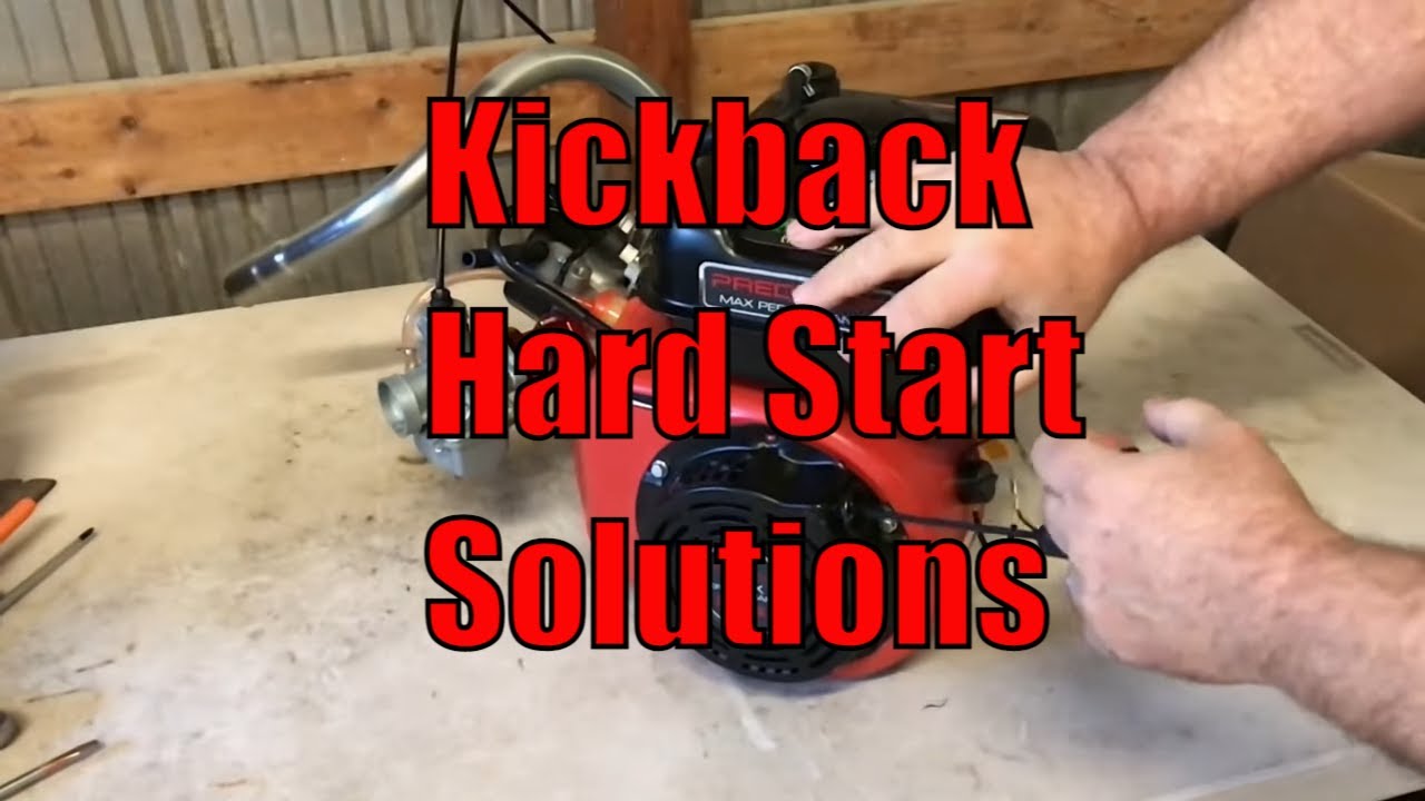 Hard Starting and Kickback Solutions for your 224 Predator 212 Engine Build 223 Wildcat 236