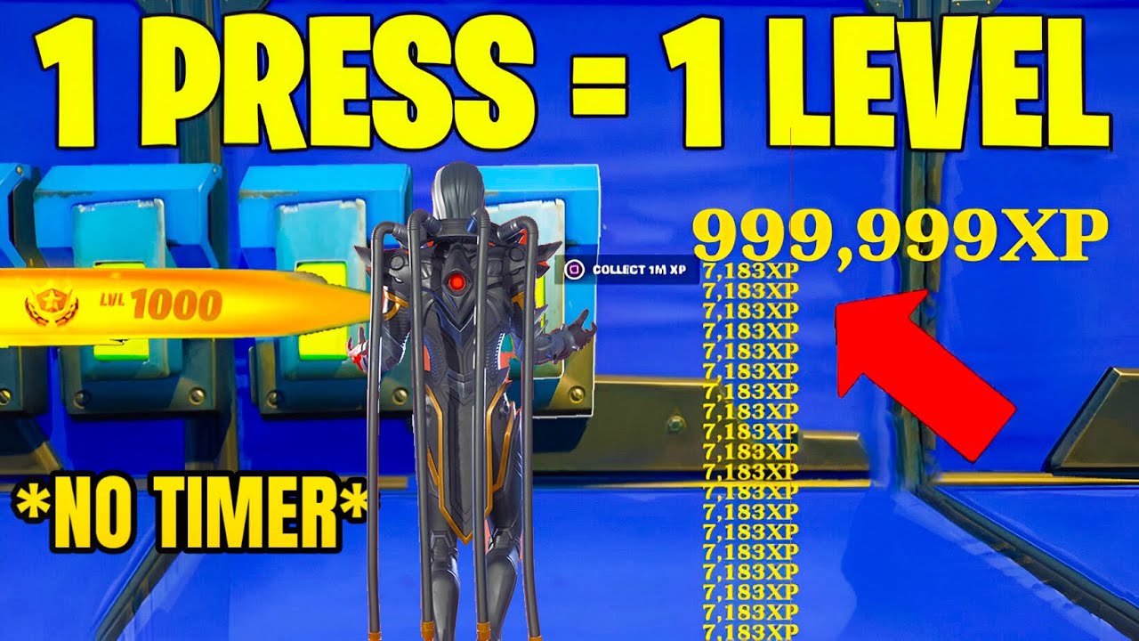 INSANE *EASY* Fortnite *AFK* XP MAP! (950k a Min!) Not Patched! 🤩😱