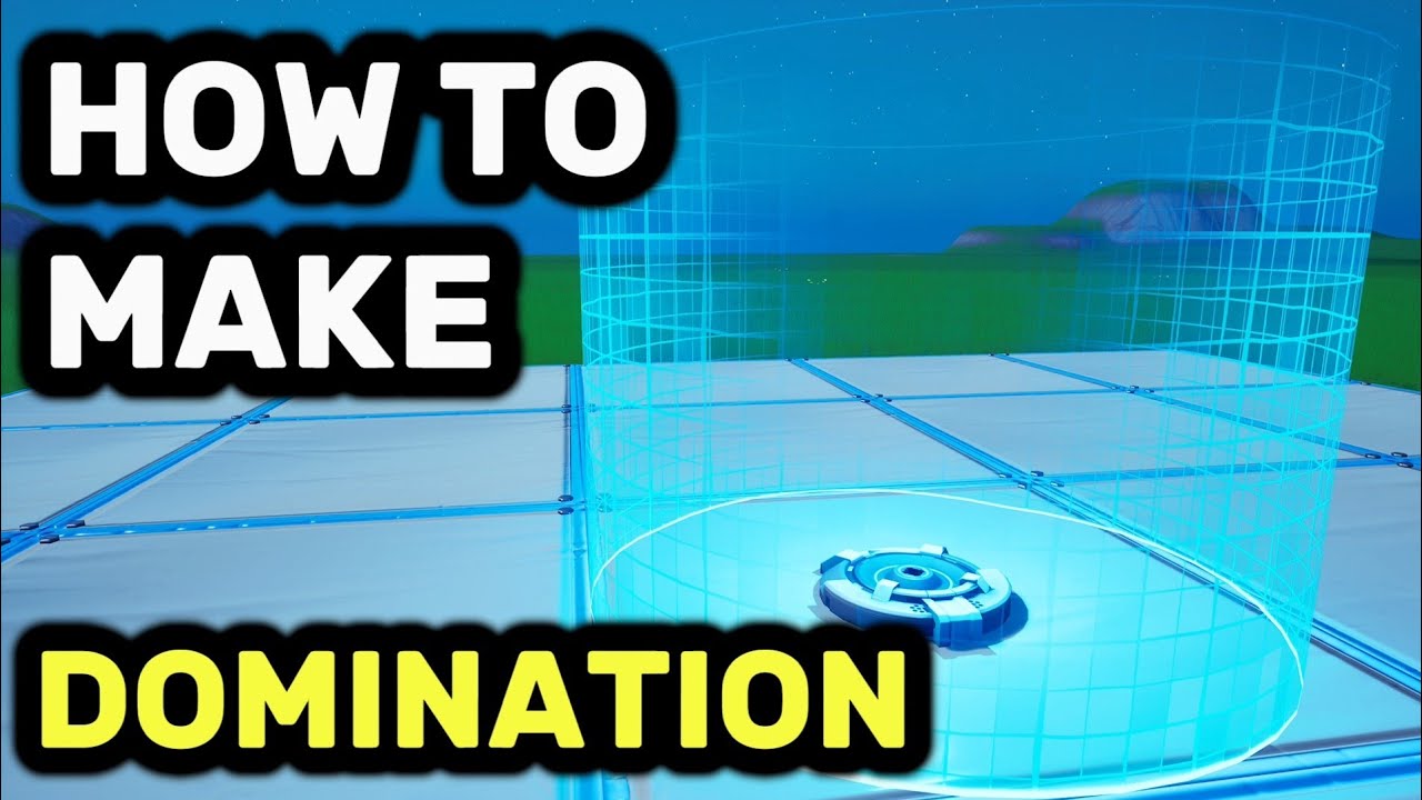 How To Make DOMINATION In Fortnite Creative! (Tutorial) SUPER EASY!