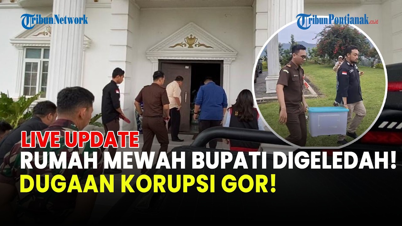 🔵 RUMAH MEWAH MANTAN BUPATI KEPAHIANG DIGELEDAH POLISI, DIDUGA KASUS KORUPSI GOR