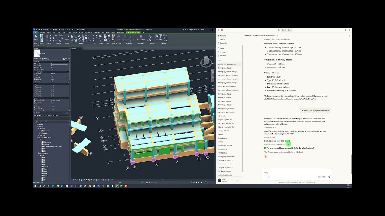 🔗 Dùng MCP để kết nối giữa Revit và các model AI