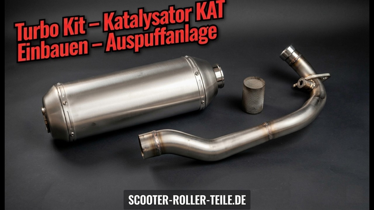 Turbo Kit Katalysator KAT Einbauen Auspuffanlage Escape Exhaust Endschalldämpfer