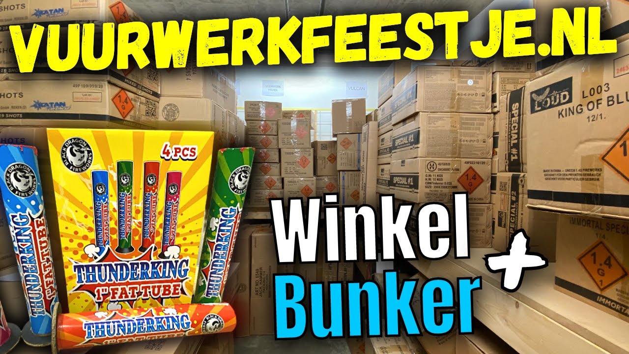 Bunker bekijken + nieuwe thunderkings | Vuurwerkfeestje.nl