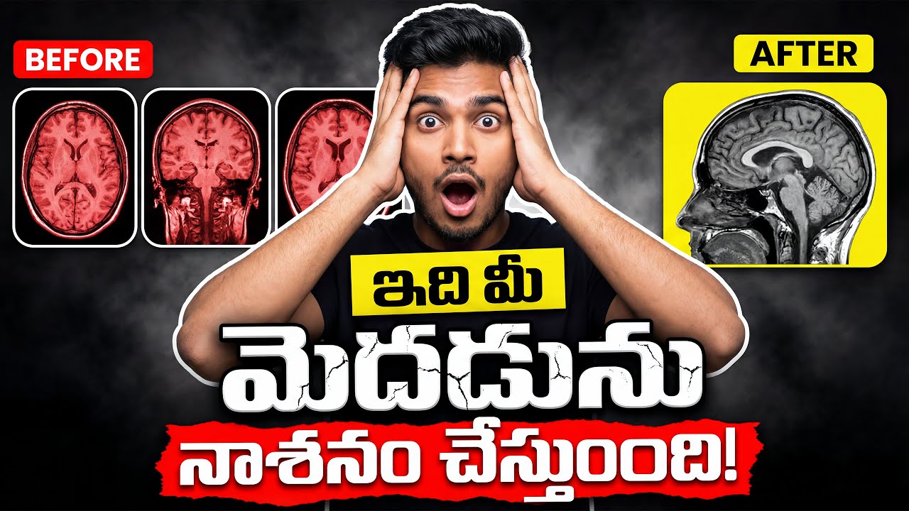 మీ మెదడుని నాశనం చేస్తున్న 5 అలవాట్లు! (వెంటనే ఆపేయండి) 🛑 Stop These 5 Habits Immediately!