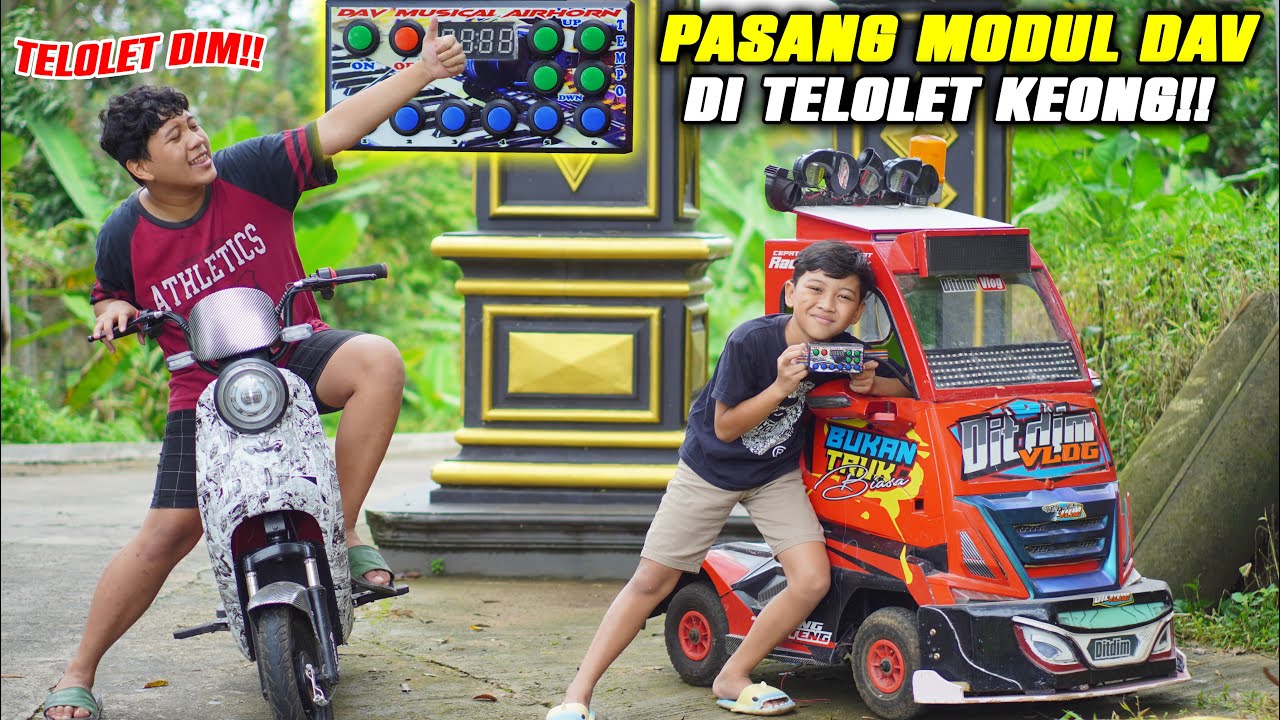 MODUL DAV COBA DIPASANG DI TELOLET KEONG TRUK DIMAS.. LAGUNYA JADI GINI??