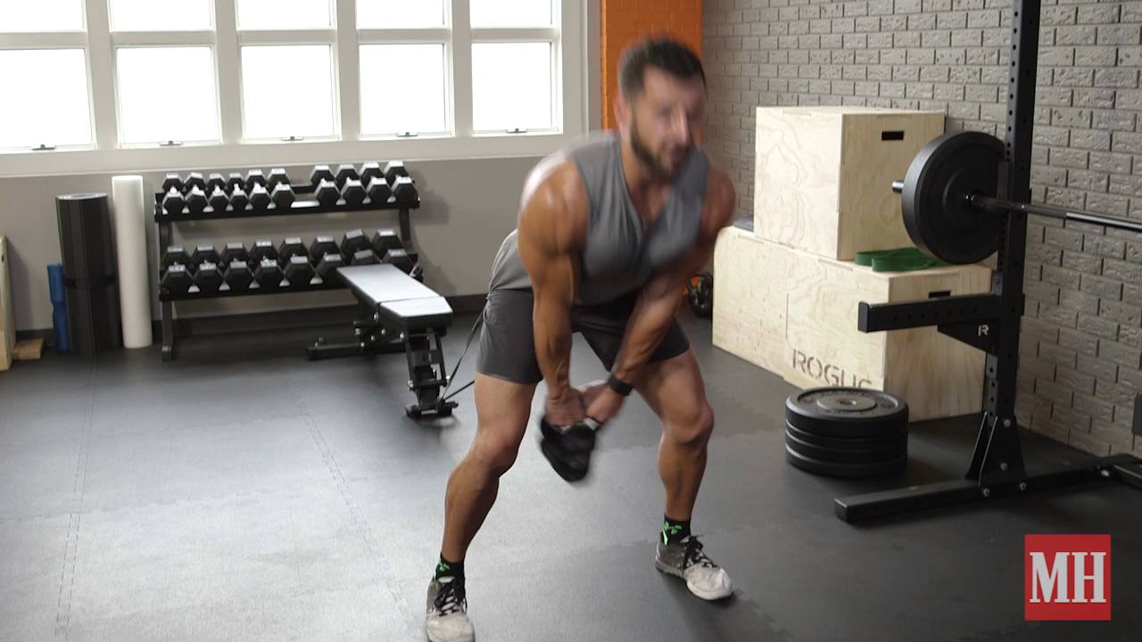 Banded Kettlebell Swing