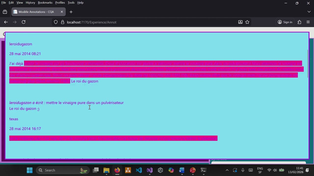 Demo IA Annotations Texte