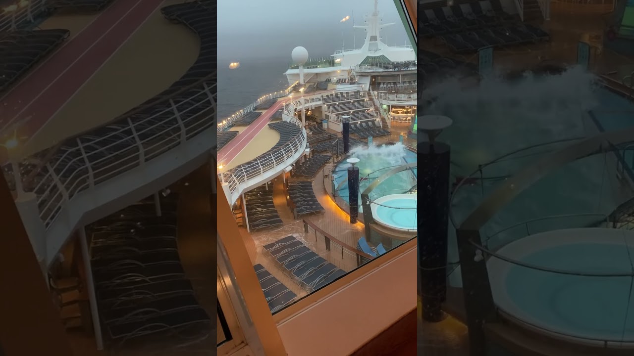 Atlantic Storm Rocks Voyager Of The Seas