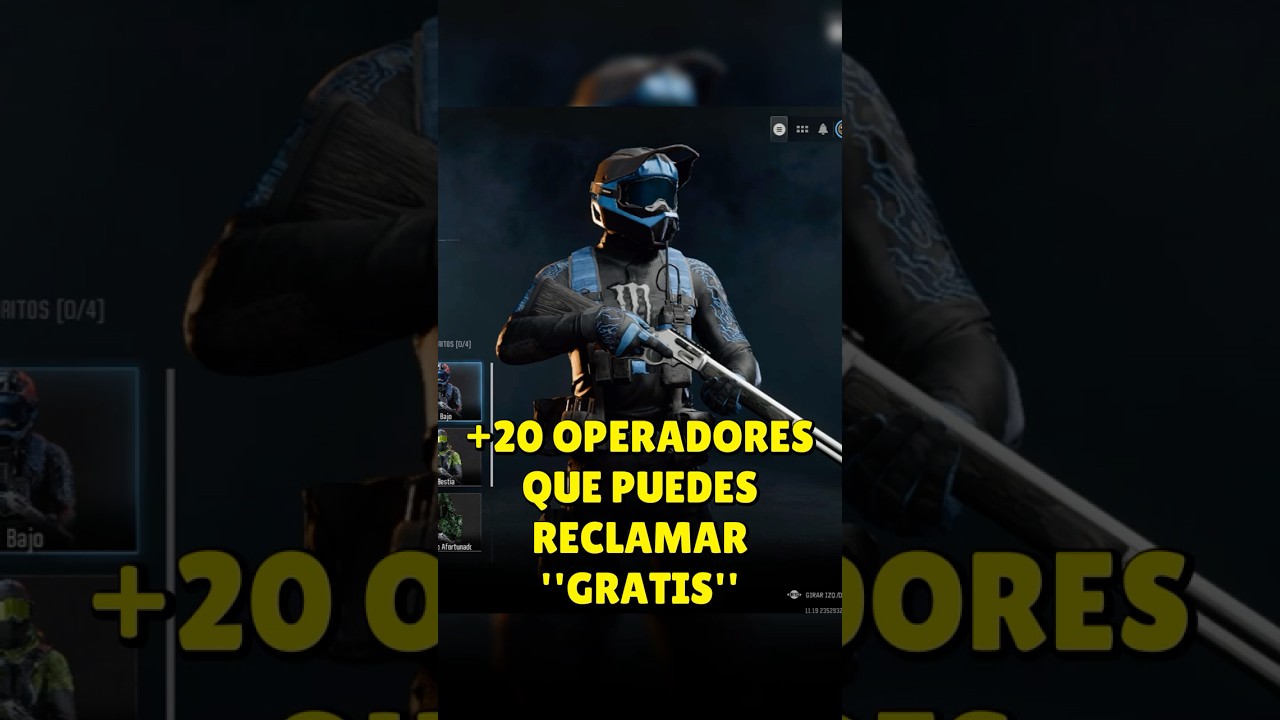 +20 Operadores Que Puedes Reclamar Actualmente en Black Ops 6 / Warzone #skins #warzone #operadores