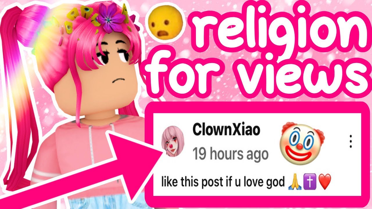 CLOWNXIAO ИСПОЛЬЗУЕТ РЕЛИГИЮ ДЛЯ *ПРОСМОТРОВ* (НОВОСТИ/ДРАМА/РАЗГОВОР ROBLOX)