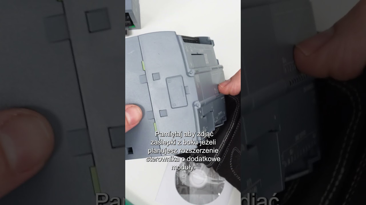 Unboxing sterownika PLC Siemens S7-1200 