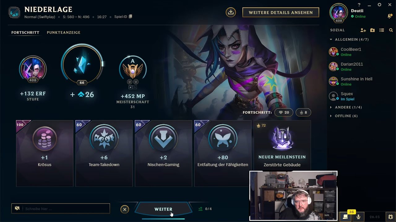 League of Legends | SWIFTPLAY | Jinx | A | w/friends | 13.02.2026 | 12