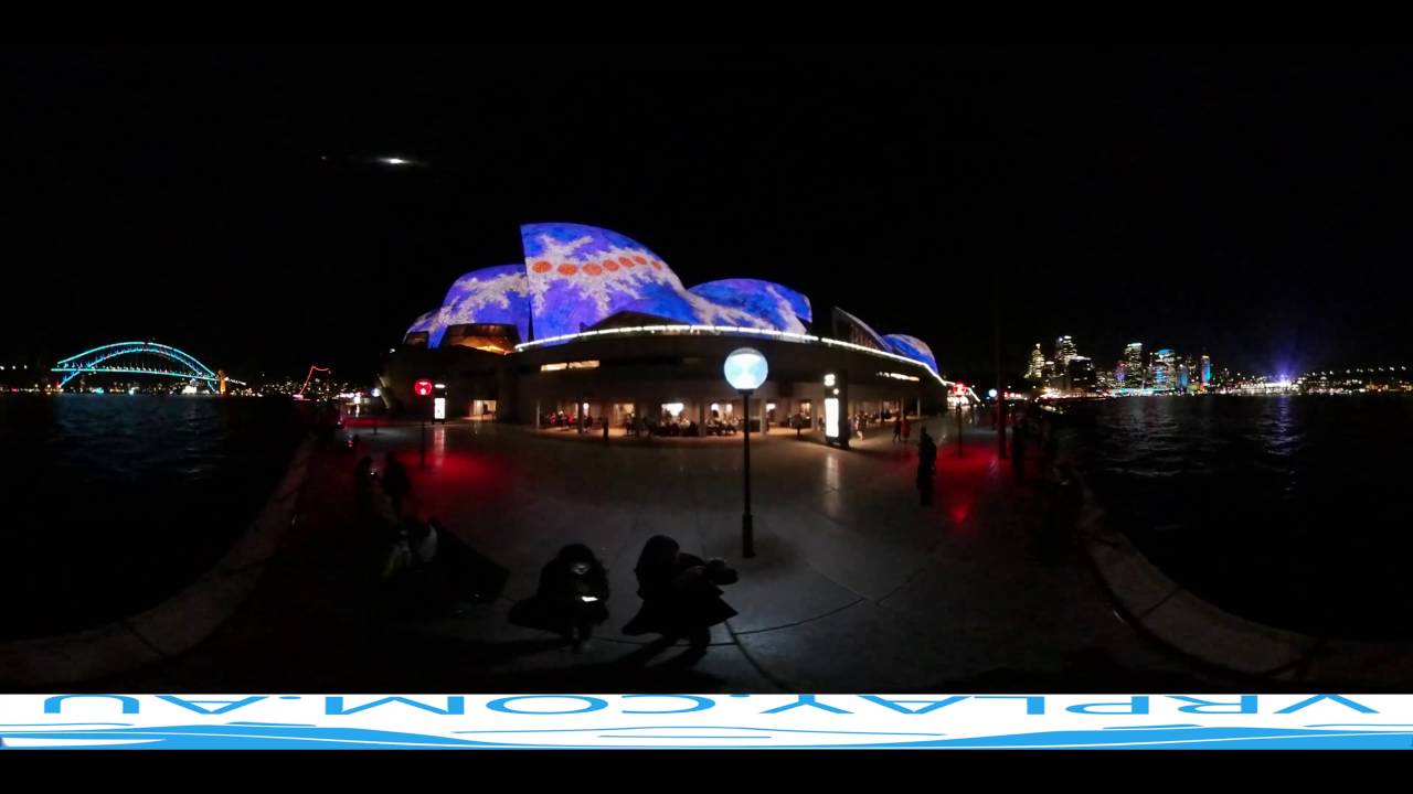 VRplay ► 360 Video - VividSydney Lighting The Sails 'Songlines'