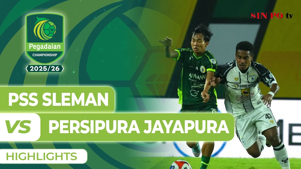 PSS Sleman VS PERSIPURA Jayapura - Highlights | Pegadaian Championship 2025/26 #Pekan8