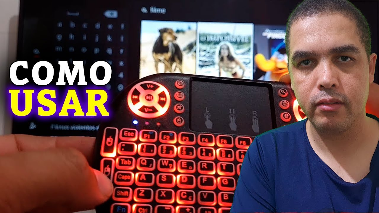MINI TECLADO KEYBOARD SMART | COMO USAR MINI TECLADO KEYBOARD NA SMART TV