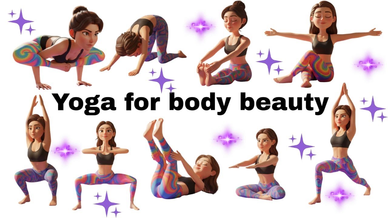 10-Minute Yoga for Glowing Skin & Toned Body | Yoga for Beauty | Full Body Toning